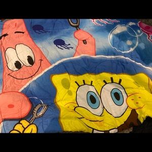 Spongebob square pants comforter set twin size